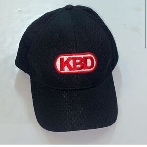 The Game PRO Black Cap with Red KBD Logo Unisex Size L